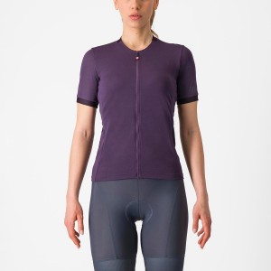 Purple Women Castelli LIBERA Jersey | DOJR-84976