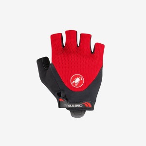 Red Men Castelli ARENBERG GEL 2 Gloves | QZEG-04268