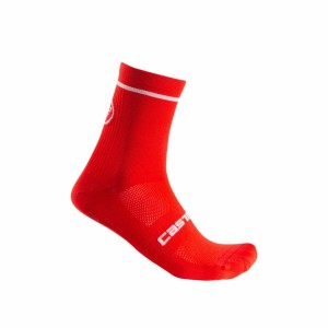 Red Men Castelli ENTRATA 13 Socks | EWQF-29357