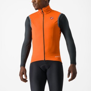 Red Orange Men Castelli PERFETTO RoS 2 Vest | KRGH-17509