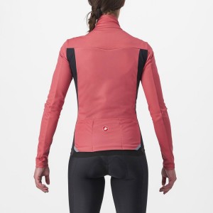 Red / Black Women Castelli TRANSITION 2 W Jackets | NZRH-70265