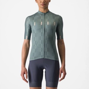 Turquoise Women Castelli DIMENSIONE Jersey | GXPD-71695