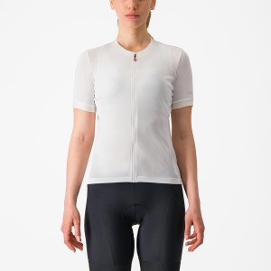 White Women Castelli LIBERA Jersey | KSQL-75068