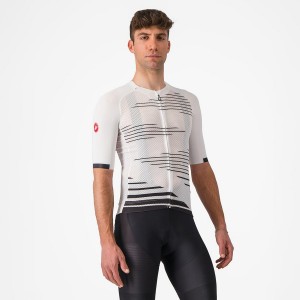 White / Black Men Castelli CLIMBER'S 4.0 Jersey | IXKE-13098