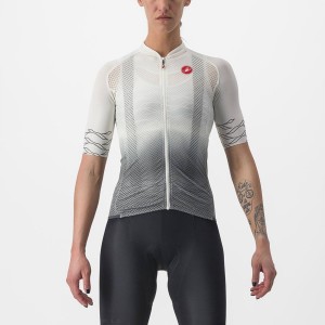 White / Olive Women Castelli CLIMBER'S 2.0 W Jersey | EONK-96480