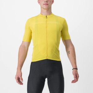 Yellow Men Castelli CLASSIFICA Jersey | DTMZ-37548