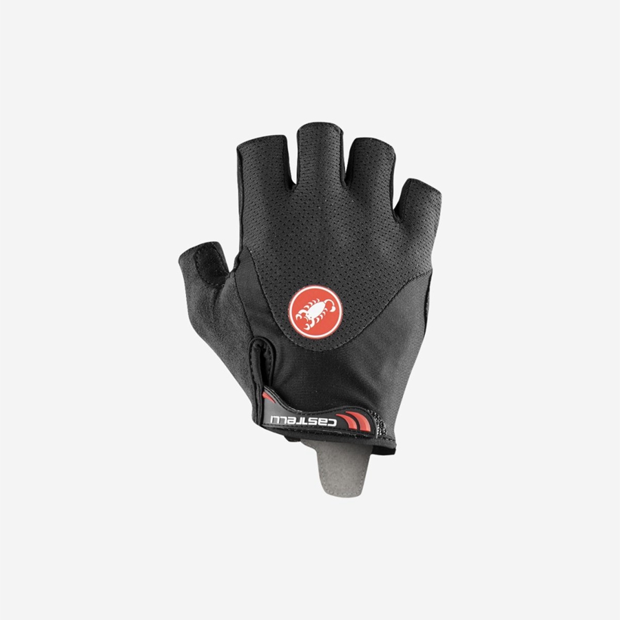 Black Men Castelli ARENBERG GEL 2 Gloves | STFX-96270