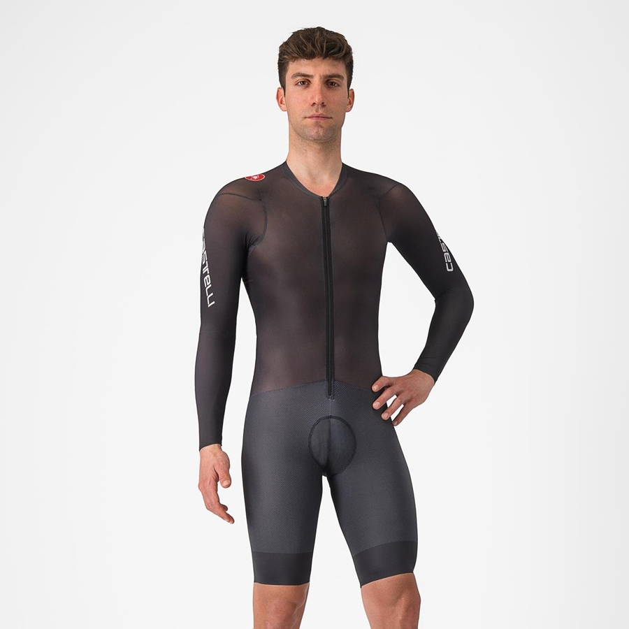 Black Men Castelli BODY PAINT 4.X Speedsuits | EJHQ-94265