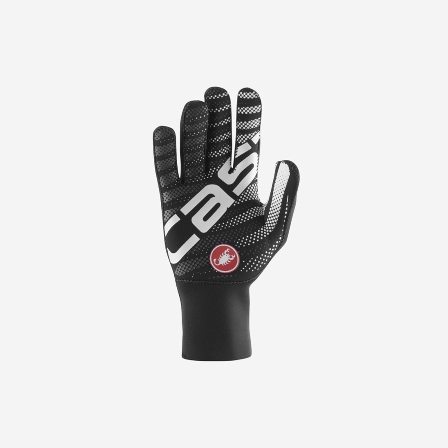 Black Men Castelli DILUVIO C Gloves | BZHR-12670