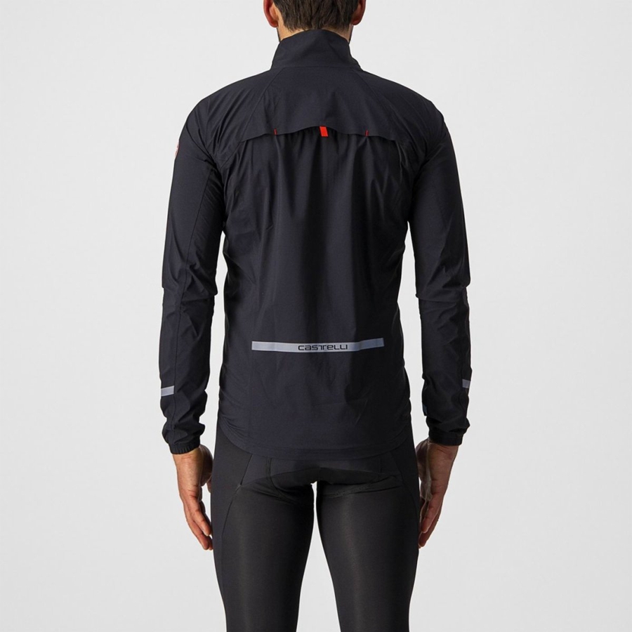 Black Men Castelli EMERGENCY 2 RAIN Protection | MTHF-34751