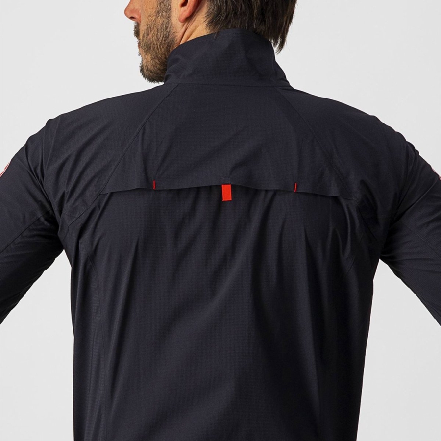 Black Men Castelli EMERGENCY 2 RAIN Protection | MTHF-34751