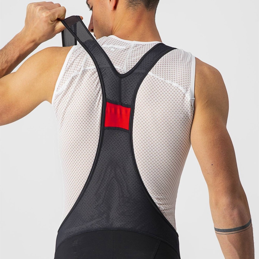 Black Men Castelli ENDURANCE 3 Bib Shorts | MRCX-73846