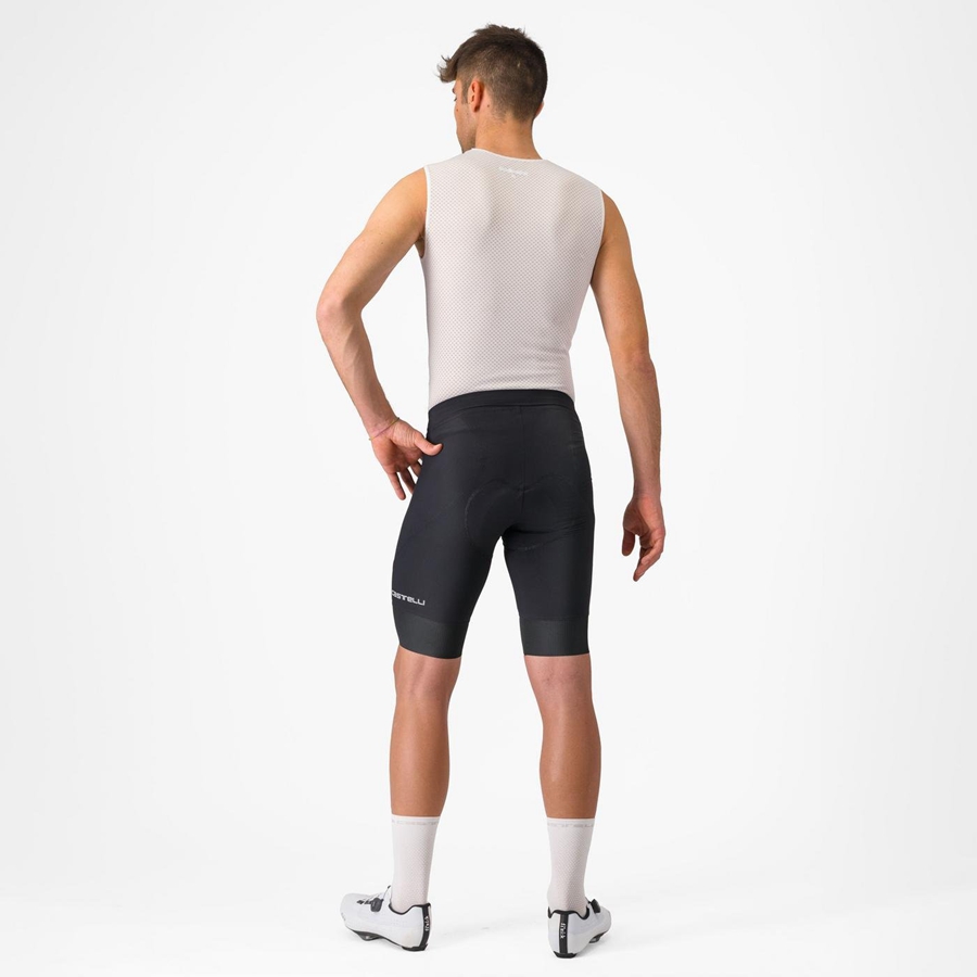 Black Men Castelli ENDURANCE 3 Shorts | TLPV-04183