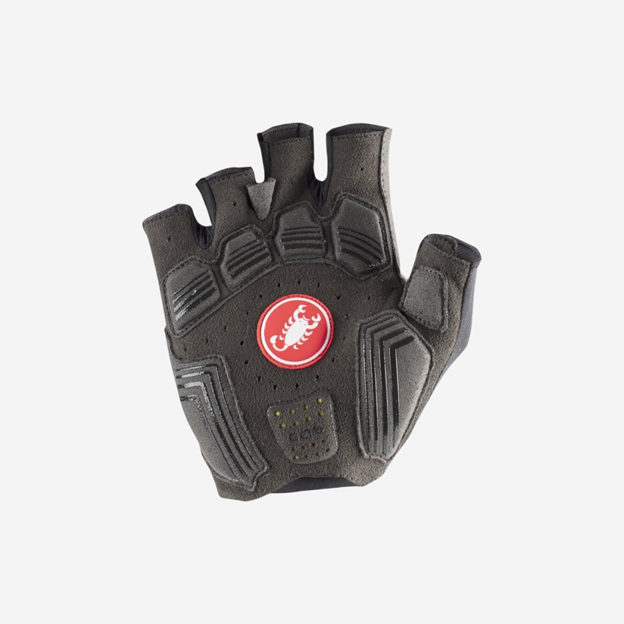 Black Men Castelli ENDURANCE Gloves | FRTG-07691