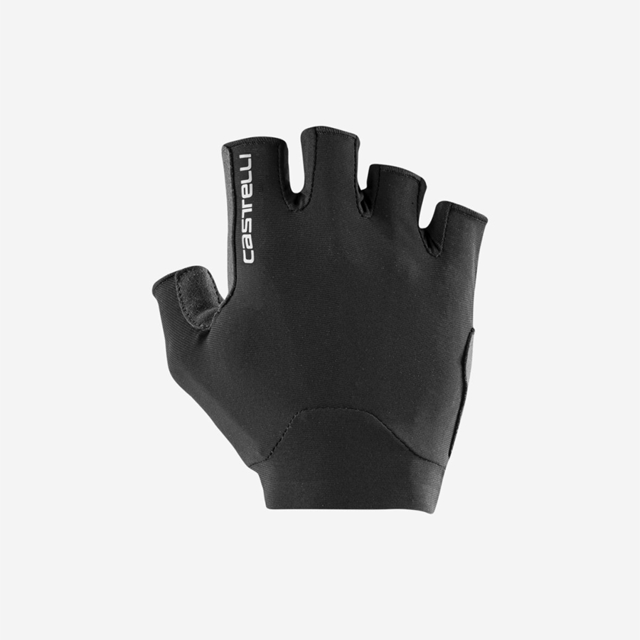 Black Men Castelli ENDURANCE Gloves | FRTG-07691