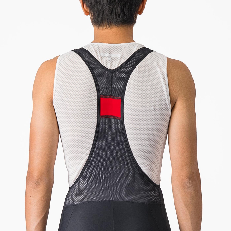 Black Men Castelli ENTRATA 2 Bib Shorts | FJND-24830