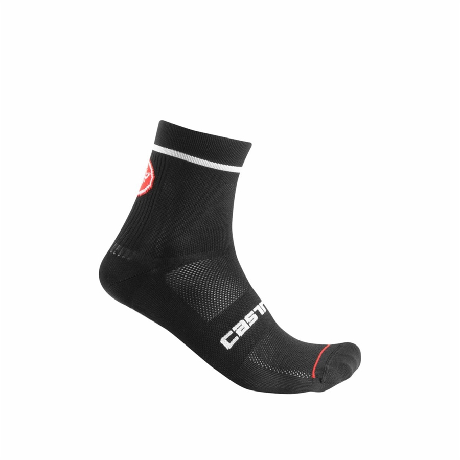 Black Men Castelli ENTRATA 9 Socks | JUVM-85721