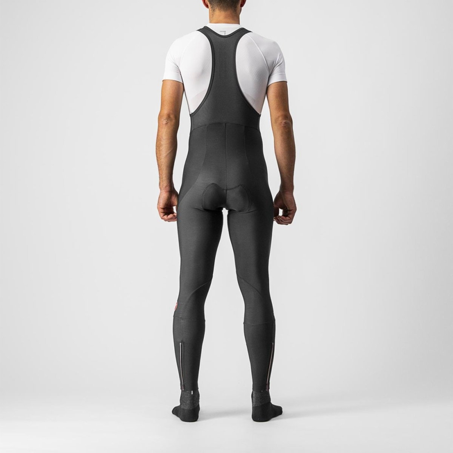 Black Men Castelli ENTRATA Bib Tights | PTCF-21864