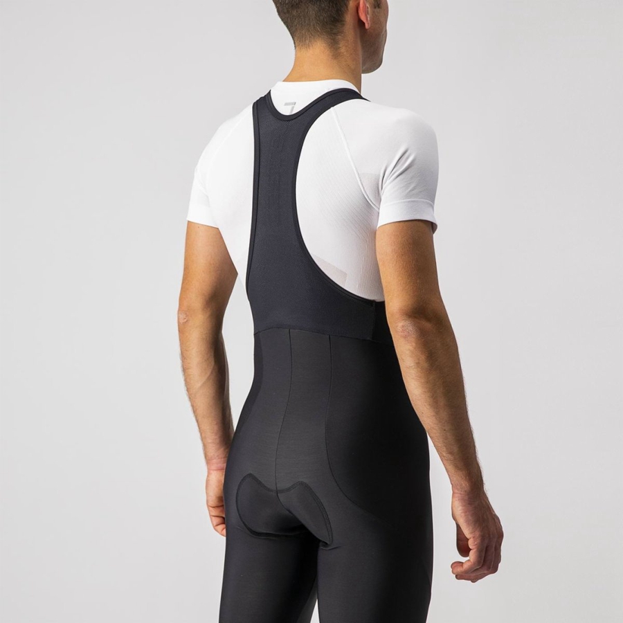 Black Men Castelli ENTRATA Bib Tights | PTCF-21864