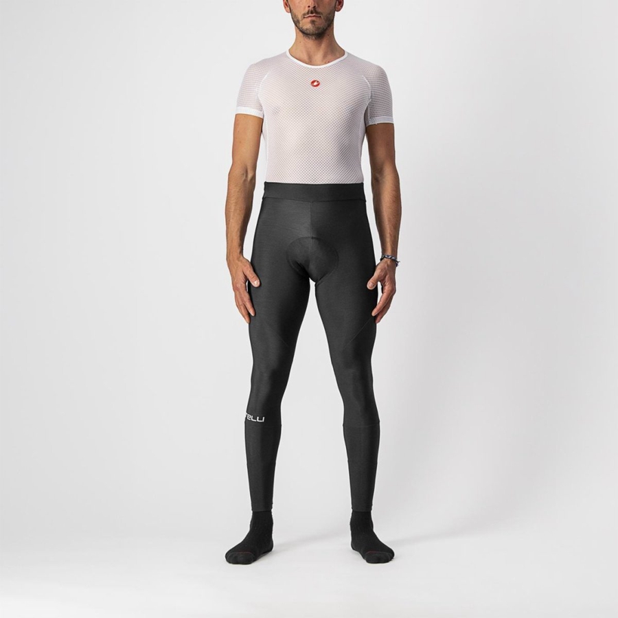 Black Men Castelli ENTRATA Leggings | AMVE-21093