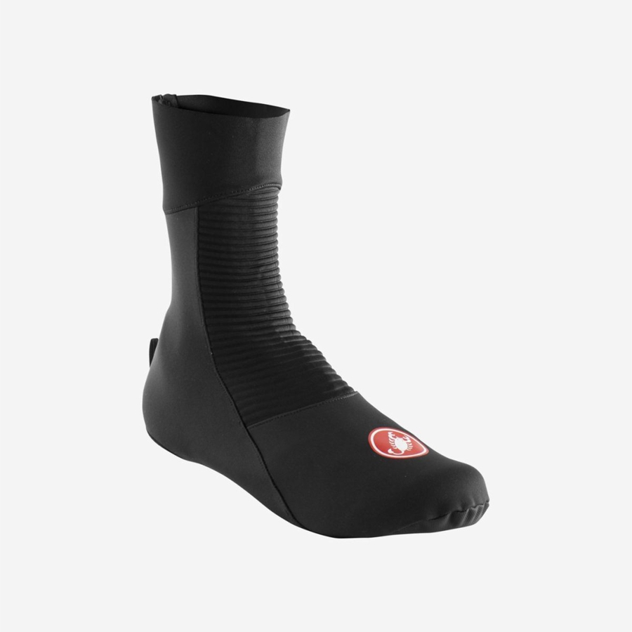 Black Men Castelli ENTRATA Shoecovers | QJGB-49752