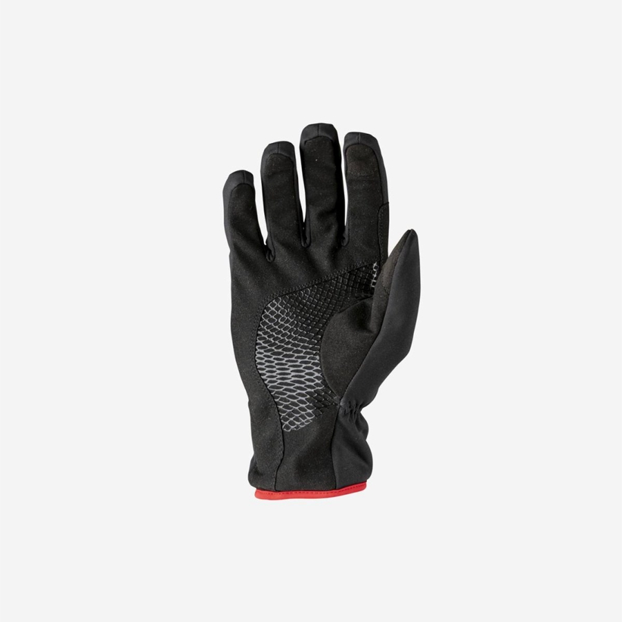 Black Men Castelli ENTRATA THERMAL Gloves | NZIA-50184