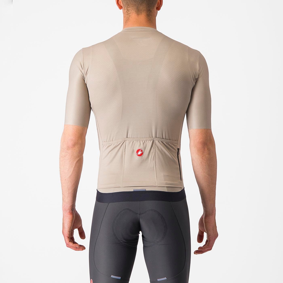 Black Men Castelli ESPRESSO Jersey | SYMP-07982