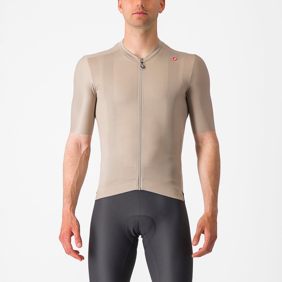 Black Men Castelli ESPRESSO Jersey | SYMP-07982