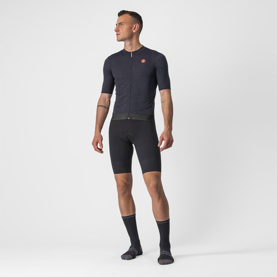 Black Men Castelli ESSENZA Jersey | BSOF-53486