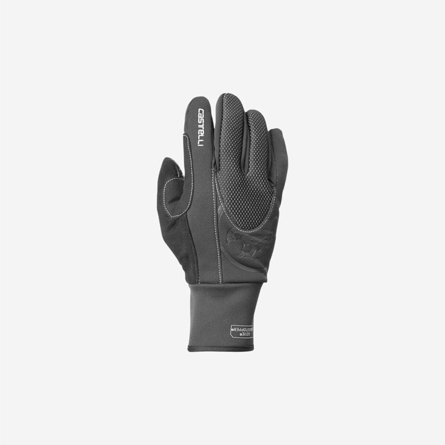 Black Men Castelli ESTREMO Gloves | KIAZ-40178