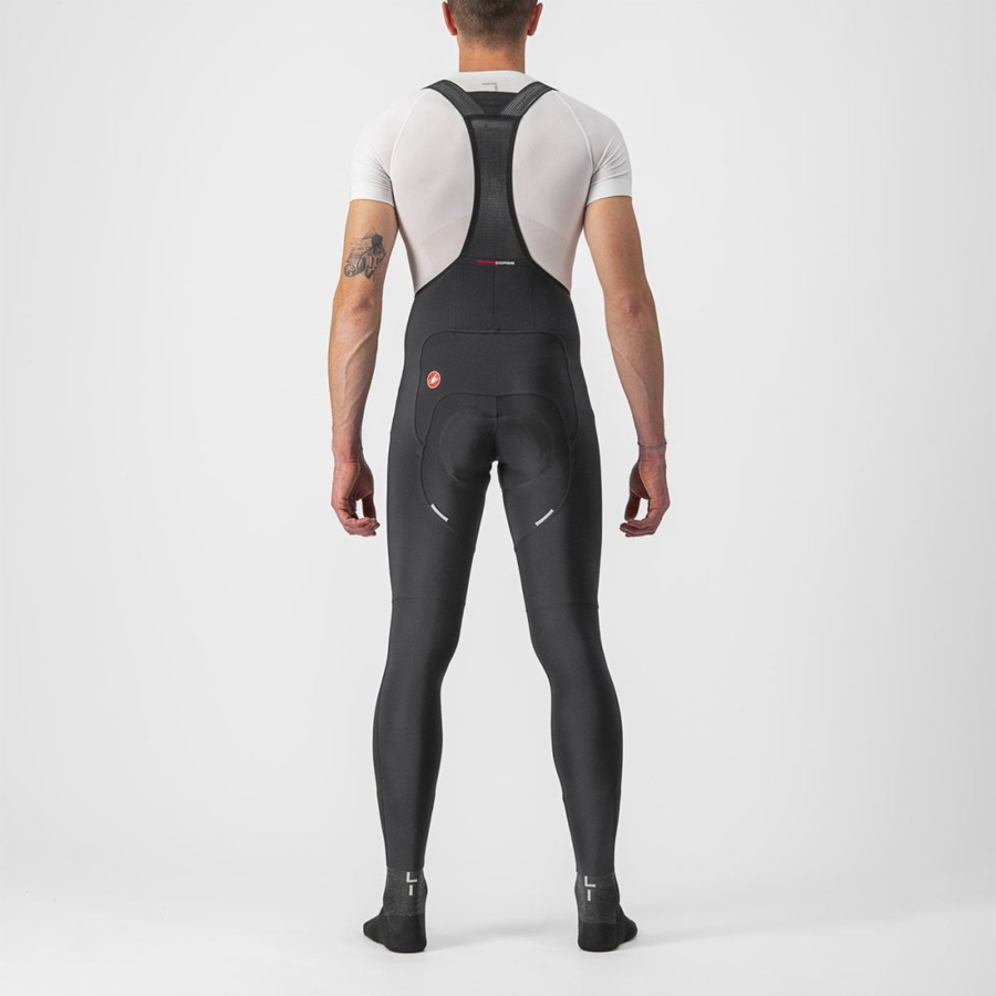 Black Men Castelli FREE AERO RC Bib Tights | CGXK-91740