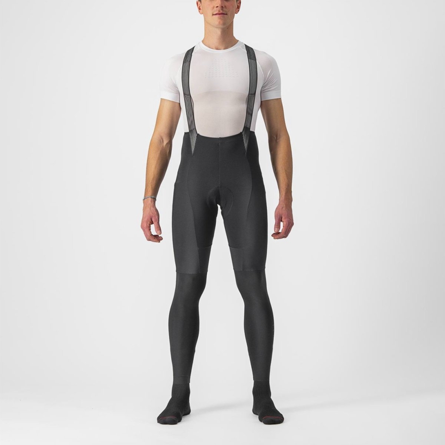 Black Men Castelli FREE AERO RC Bib Tights | CGXK-91740