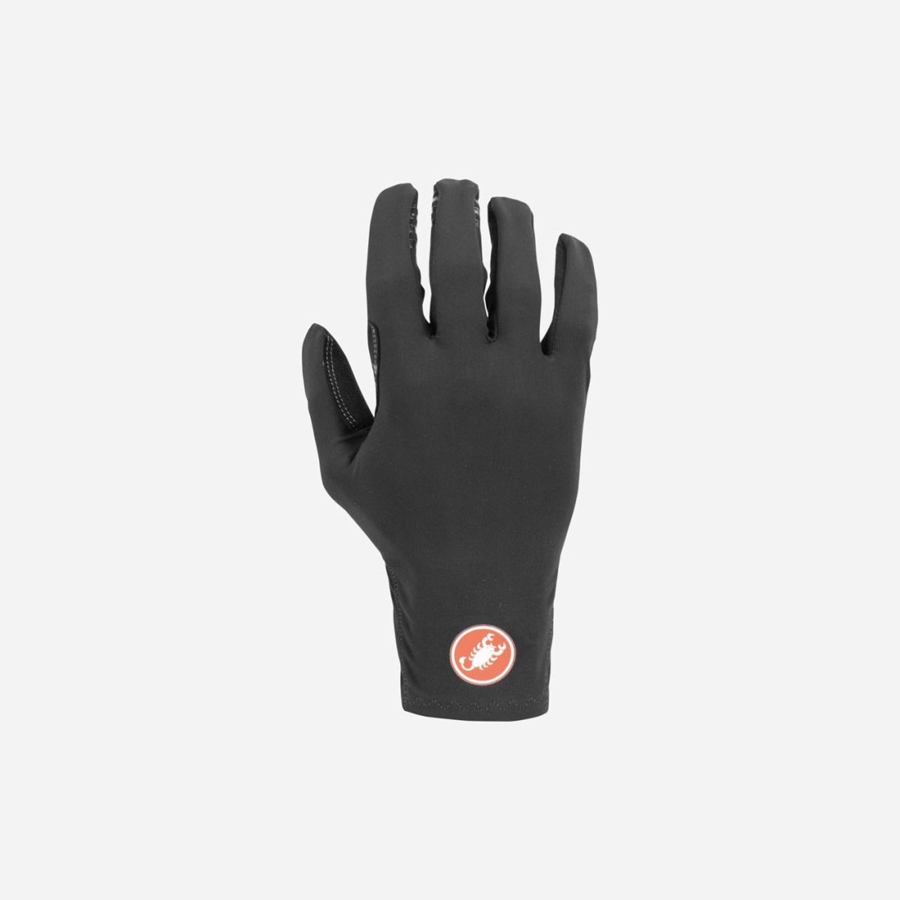 Black Men Castelli LIGHTNESS 2 Gloves | SVKC-50329