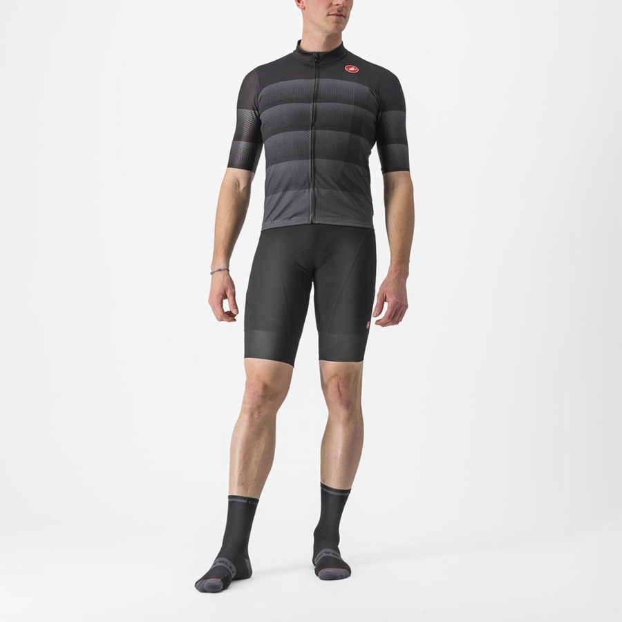 Black Men Castelli LIVELLI Jersey | HLXM-61924