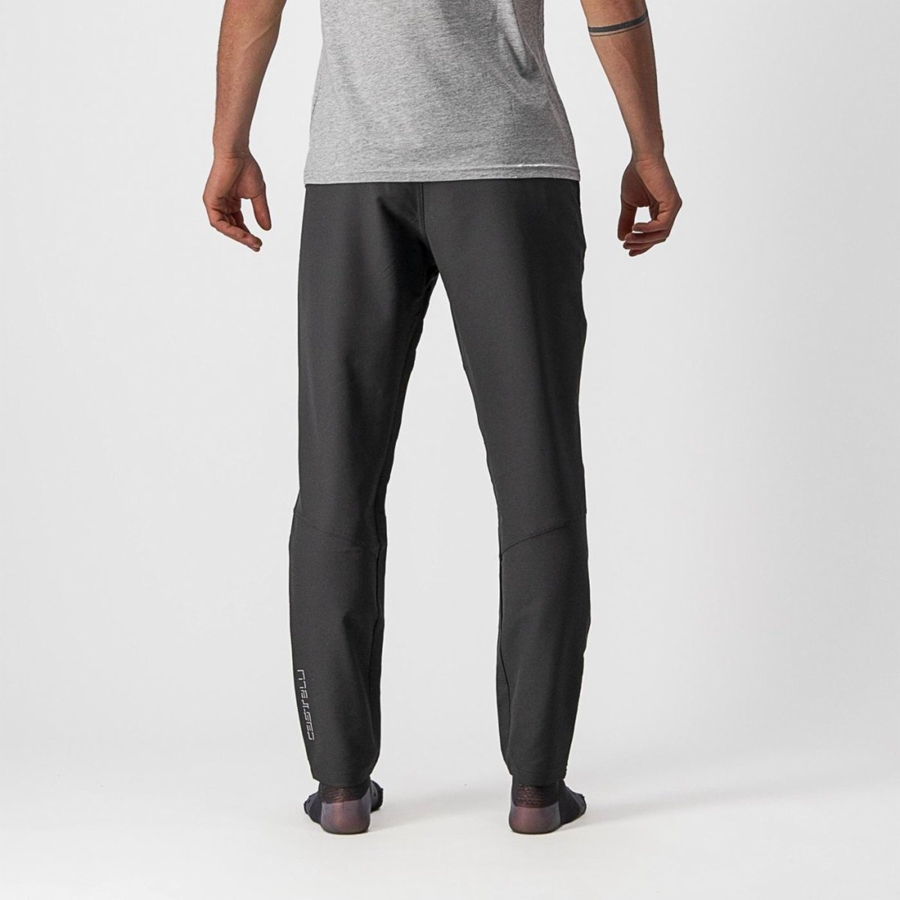 Black Men Castelli MILANO PANT Leggings | LXIW-23106