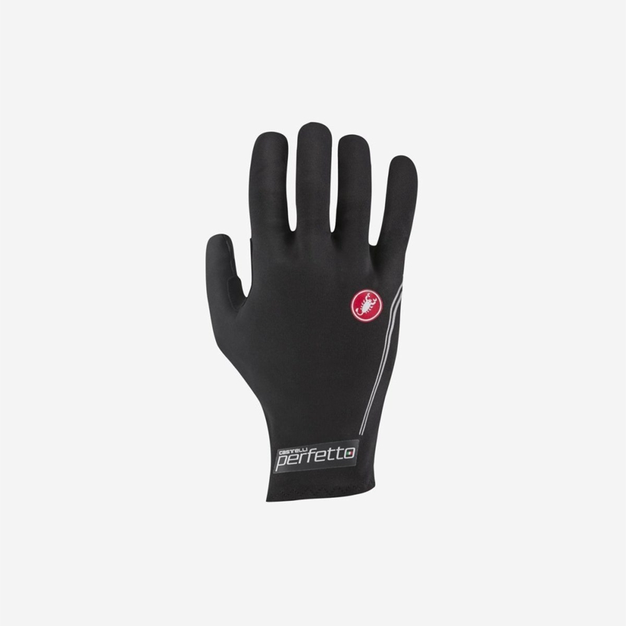 Black Men Castelli PERFETTO LIGHT Gloves | ZXHJ-42098