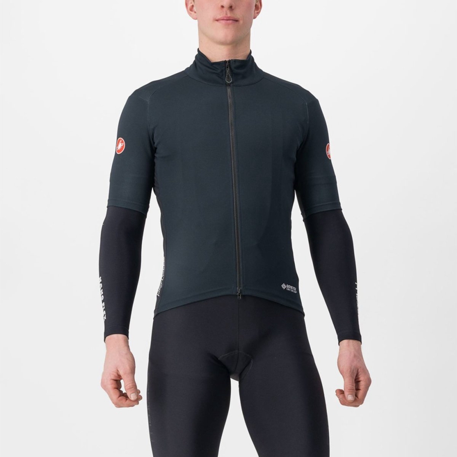 Black Men Castelli PERFETTO RoS 2 WIND Jackets | XBKR-18950