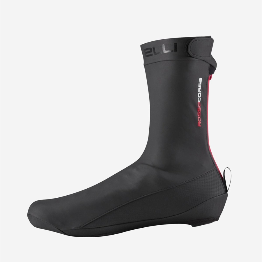 Black Men Castelli PIOGGIA 4 Shoecovers | DAXI-35719