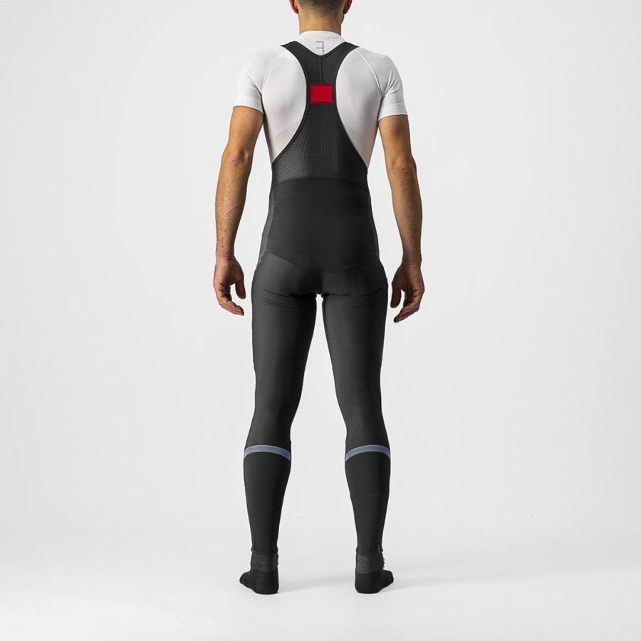 Black Men Castelli POLARE 3 Bib Tights | ZJSQ-68401