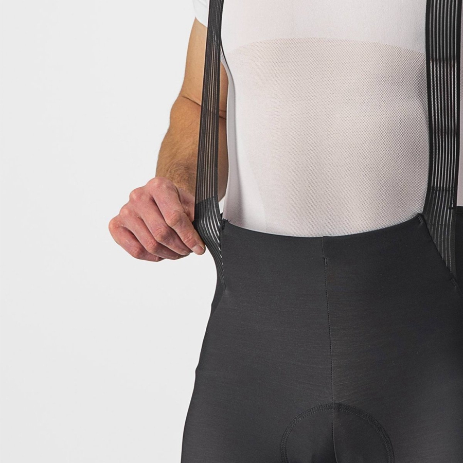 Black Men Castelli SEMIFREDDO Bib Tights | LBQV-40975