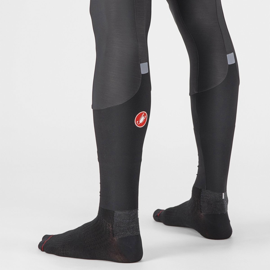 Black Men Castelli SEMIFREDDO Bib Tights | LBQV-40975