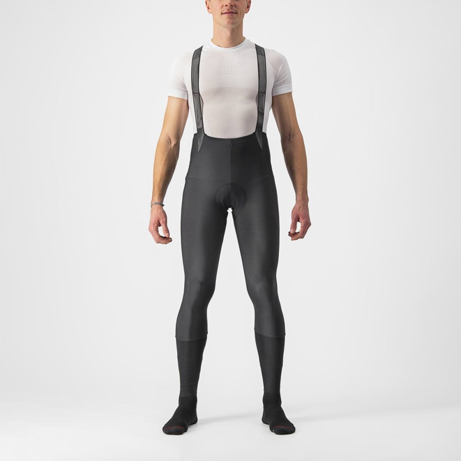 Black Men Castelli SEMIFREDDO Bib Tights | LBQV-40975