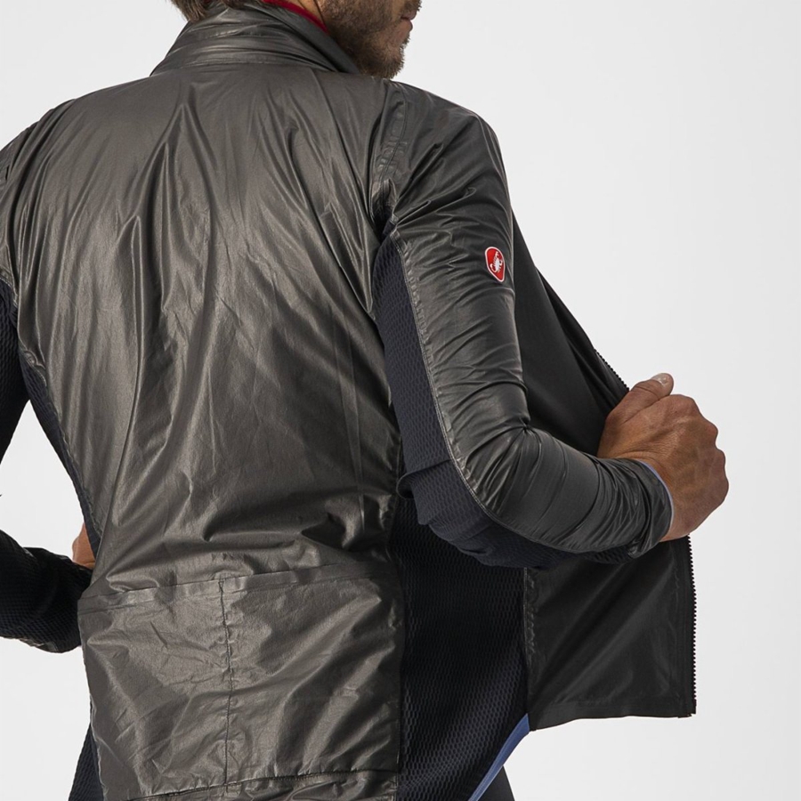 Black Men Castelli SLICKER PRO Protection | FSVW-52067