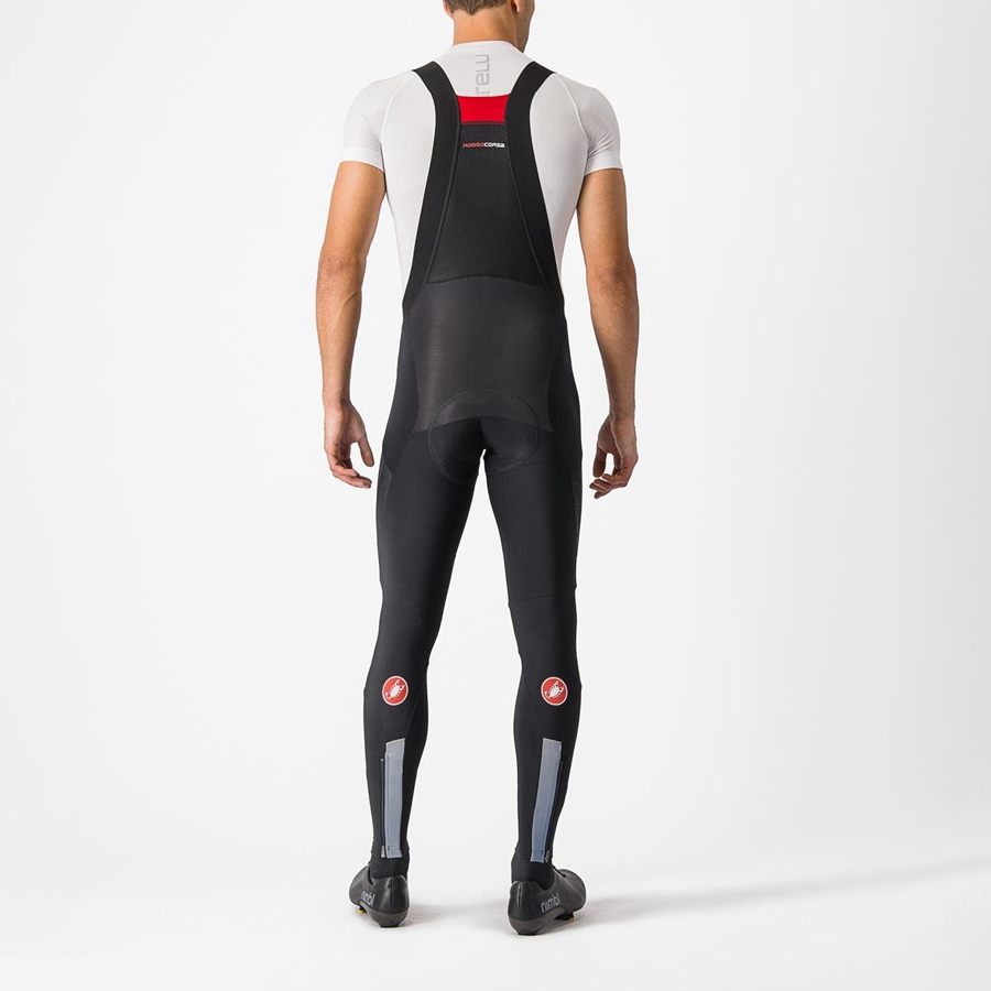 Black Men Castelli SORPASSO RoS Bib Tights | LSCV-35109