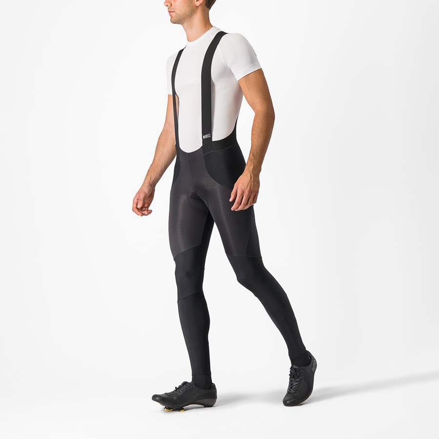 Black Men Castelli SORPASSO RoS Bib Tights | LSCV-35109