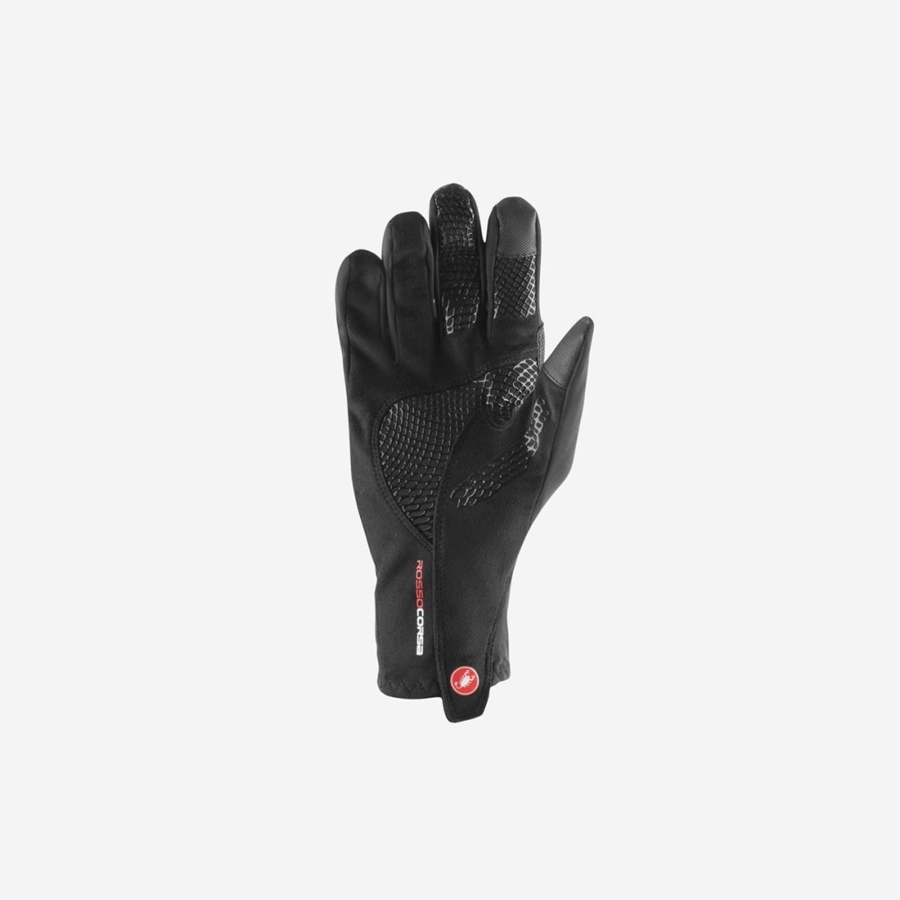 Black Men Castelli SPETTACOLO RoS Gloves | AUKP-73851