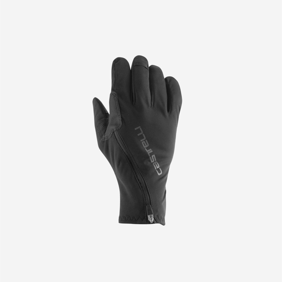 Black Men Castelli SPETTACOLO RoS Gloves | AUKP-73851