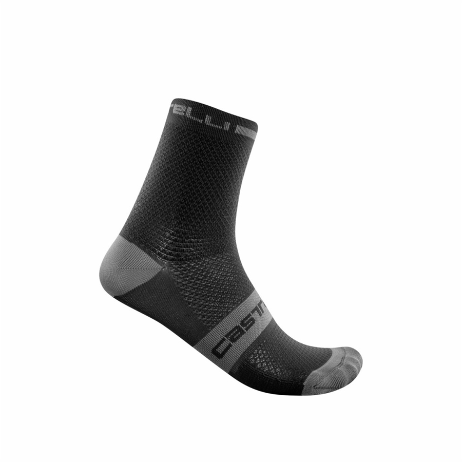 Black Men Castelli SUPERLEGGERA T 12 Socks | DAJW-46307