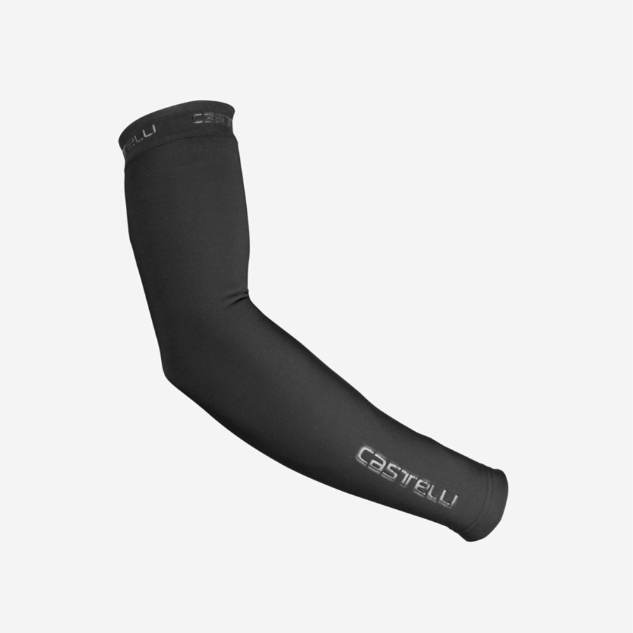 Black Men Castelli THERMOFLEX 2 Arm Warmer | PIGT-07841