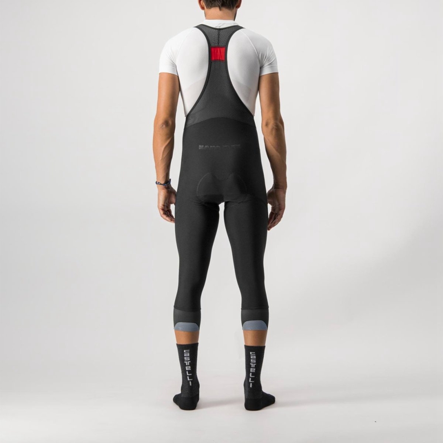 Black Men Castelli TUTTO NANO BIB KNICKER Leggings | LDBA-60175